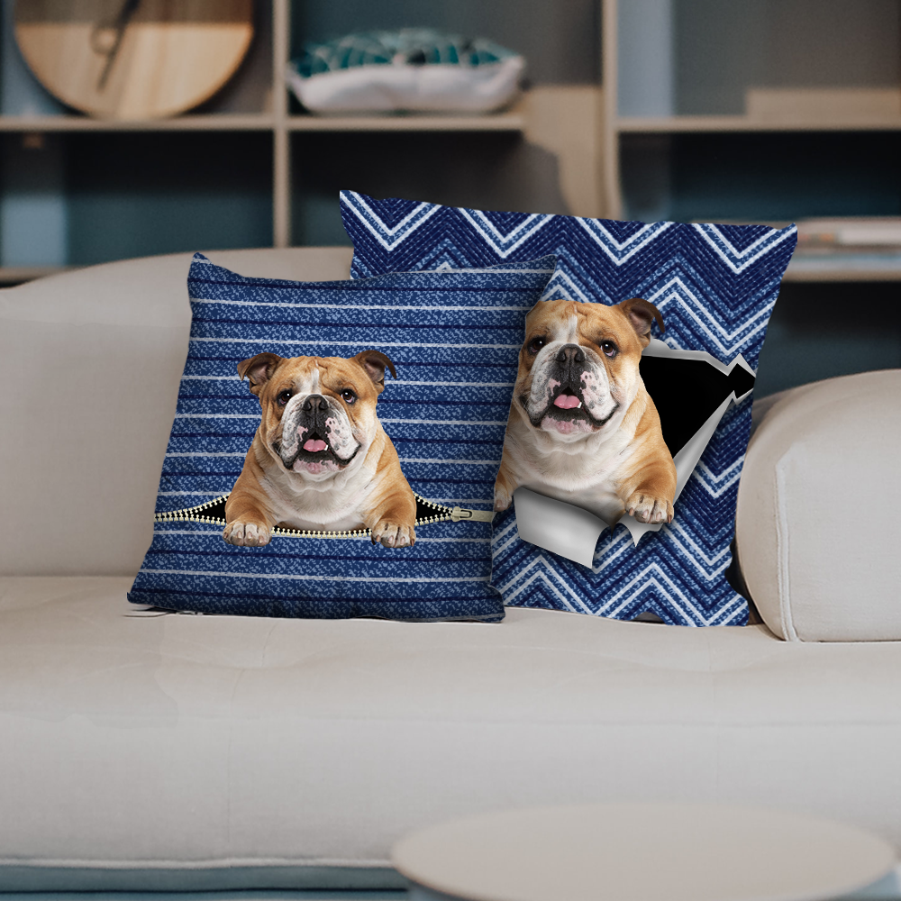 They Steal Your Couch – English Bulldog Pillow Cases V2 (Set of 2)