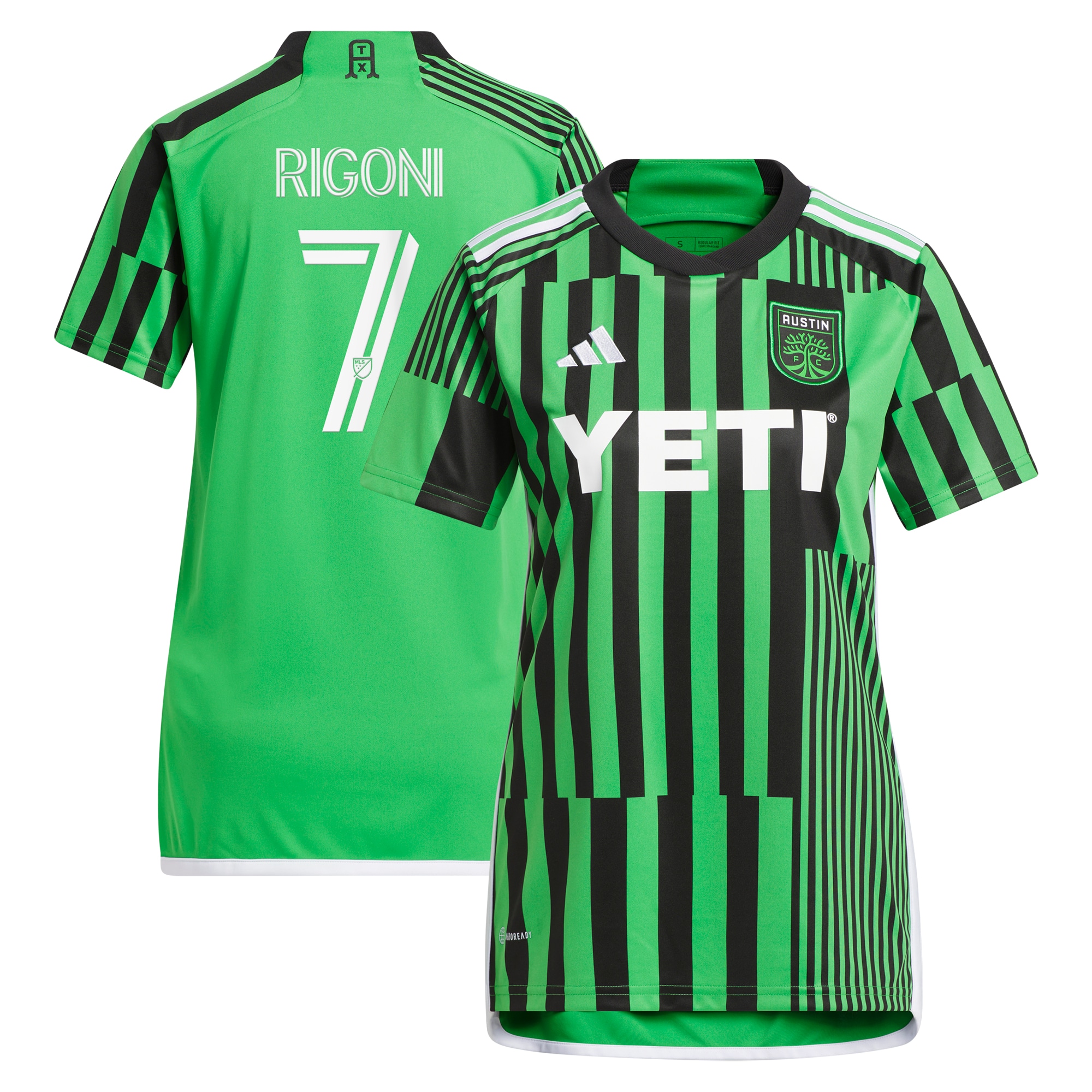 Emiliano Rigoni Austin FC Women's 2023 Las Voces Kit Replica Jersey – Green