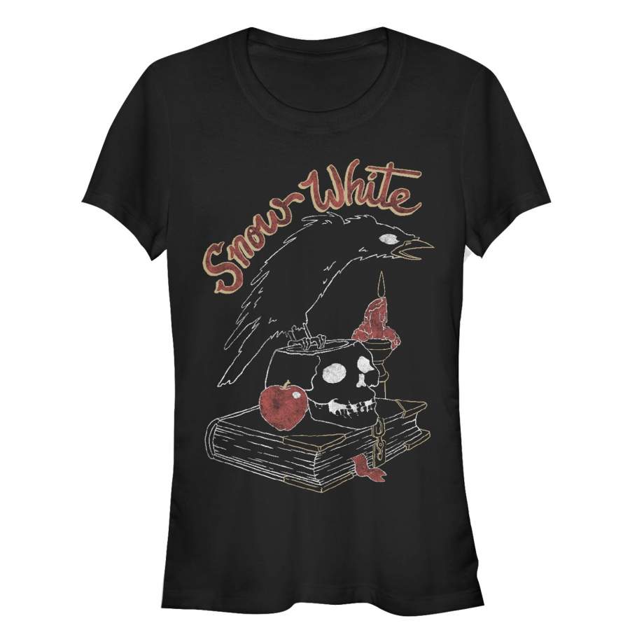 Snow White and the Seven Dwarves Junior’s Pet Raven  T Shirt