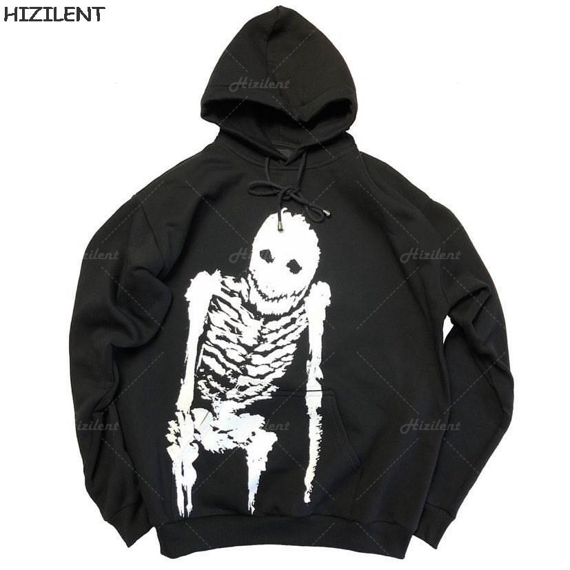 Oversized Hoodies Women Sweatshirt Anime Skull Graphics Hooded Grunge Hoodies Women Sweatshirt Anime Pullovers Tops Y2K Clothing Alx Trendy Fashion
