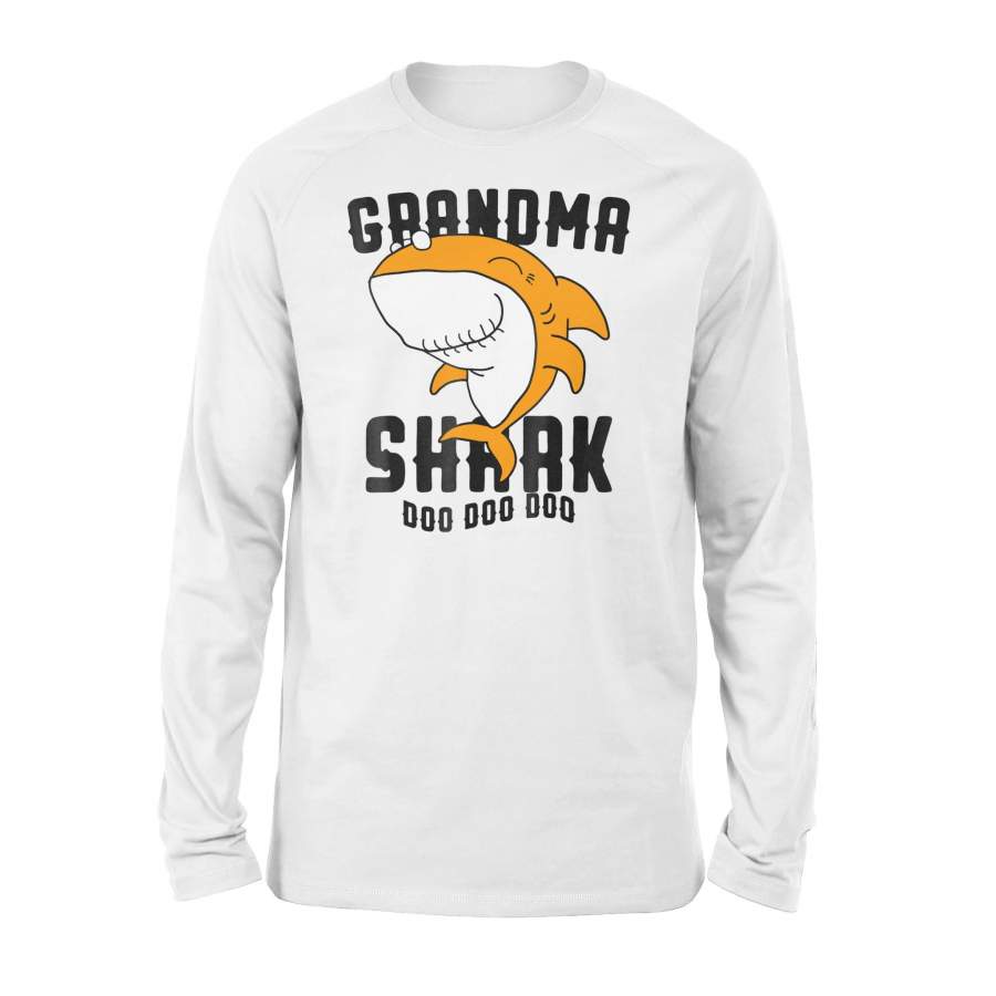 Halloween Grandma Shark T Shirt Mother Grandma – Standard Long Sleeve