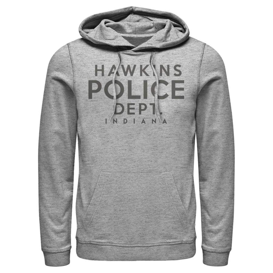 Stranger Things Men’s Hawkins Police Department  Lightweight Hoodie