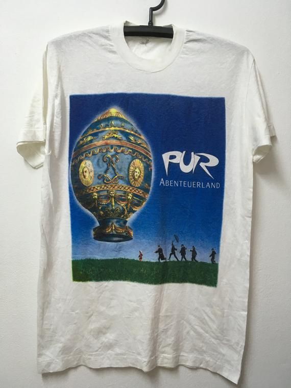 Vintage 90 S Pur Band Abenteuerland 1996 Promo Pop Poprock Shirt 21 Shirt