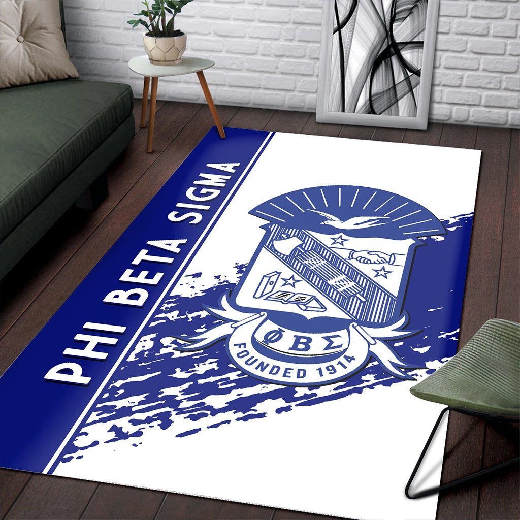 Fraternity Area Rug – Phi Beta Sigma Area Rug Quarter Style