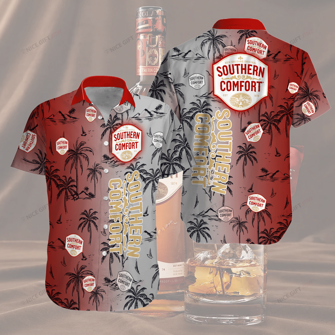 Southern Comfort Hawaiian Shirt 3Hs-S6G9