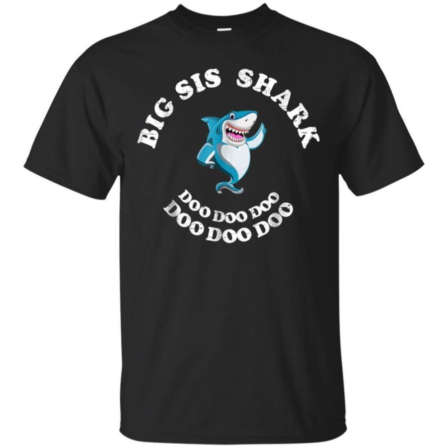 AGR Big Sis Shark Doo Doo Doo Vintage Shirt Family Perfect Gift Jaq T-shirt