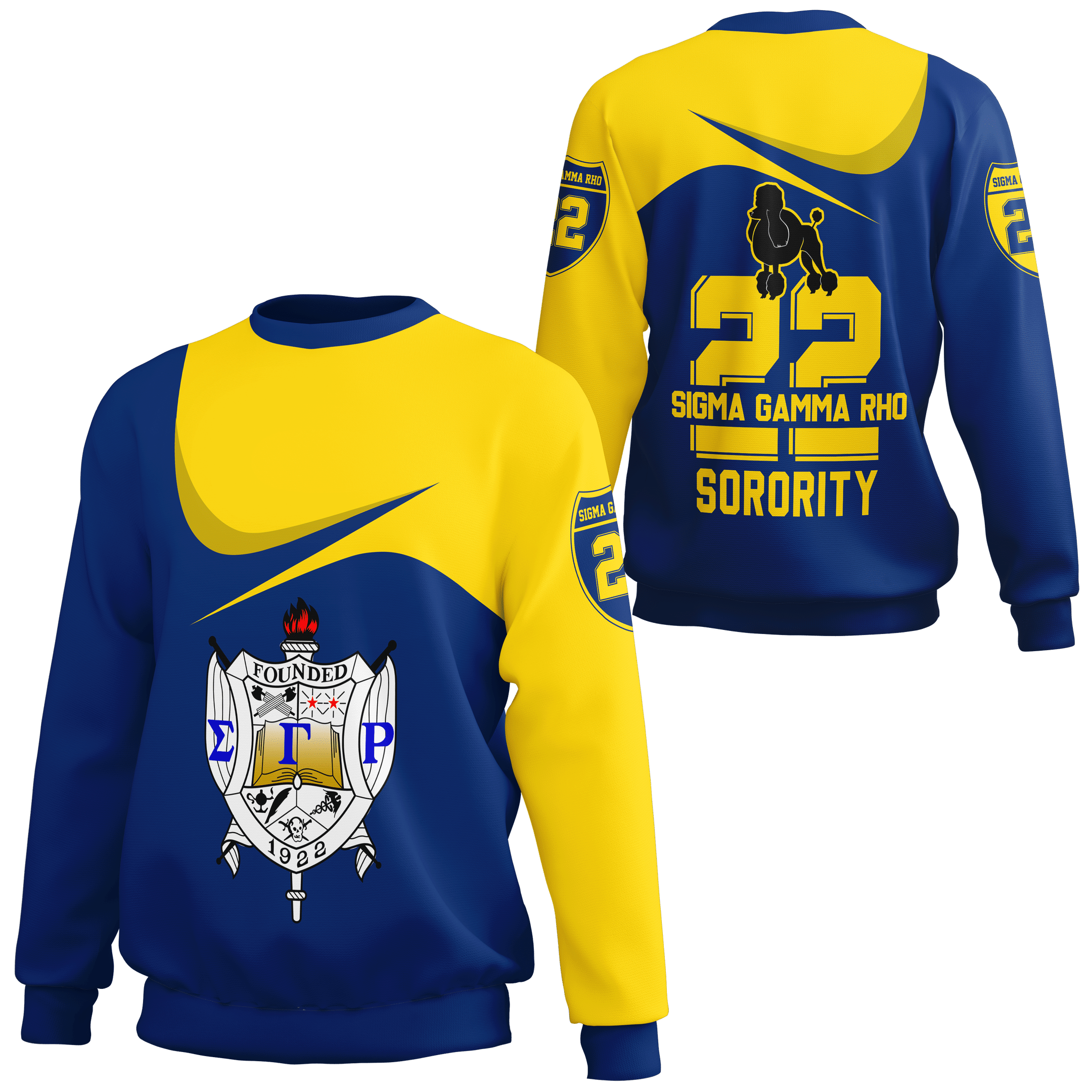 Wonder Print Shopsweatshirt – Sigma Gamma Rho Curve Style Sweatshirt Lt10