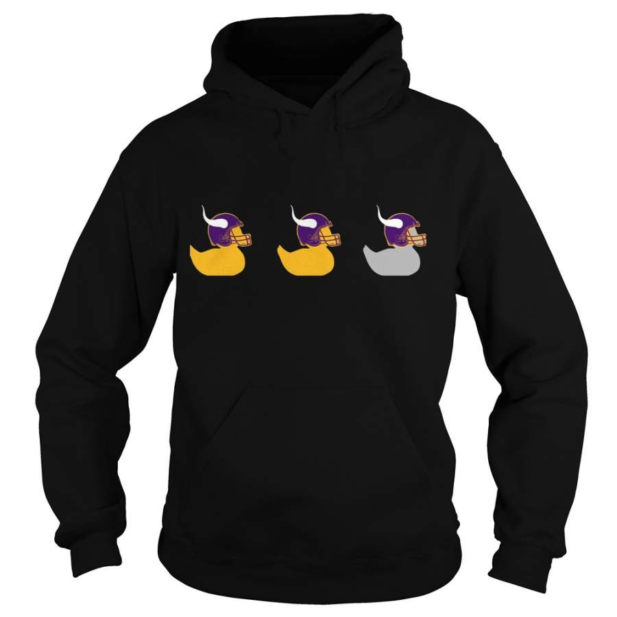 Minnesota Vikings Duck Duck Grey Duck Hoodie