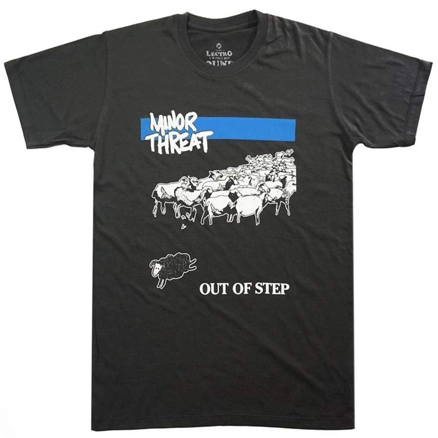 Men’s Minor Threat Hard Core Punk Band T-Shirt