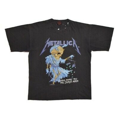 Vintage T-shirt Metallica Doris  L Music Souvenirs Memorabilia From Japan 1806