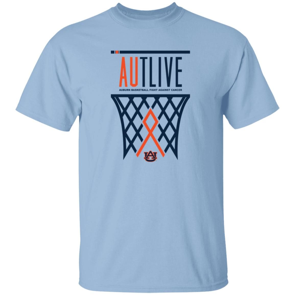 Autlive The 2020 Autlive Tee Shirt Auburn Tigers 2020 Autlive Cancer Basketball T Shirt White