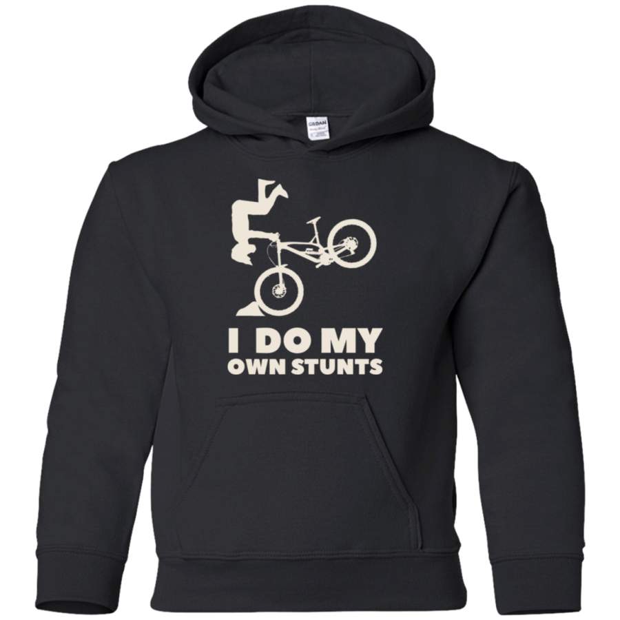 AGR I do my own stunts! MTB Shirt Youth Pullover Hoodie