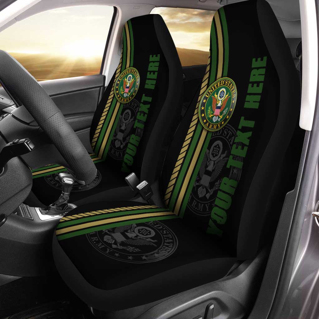 US Army Personalized Custom Car Seat Covers