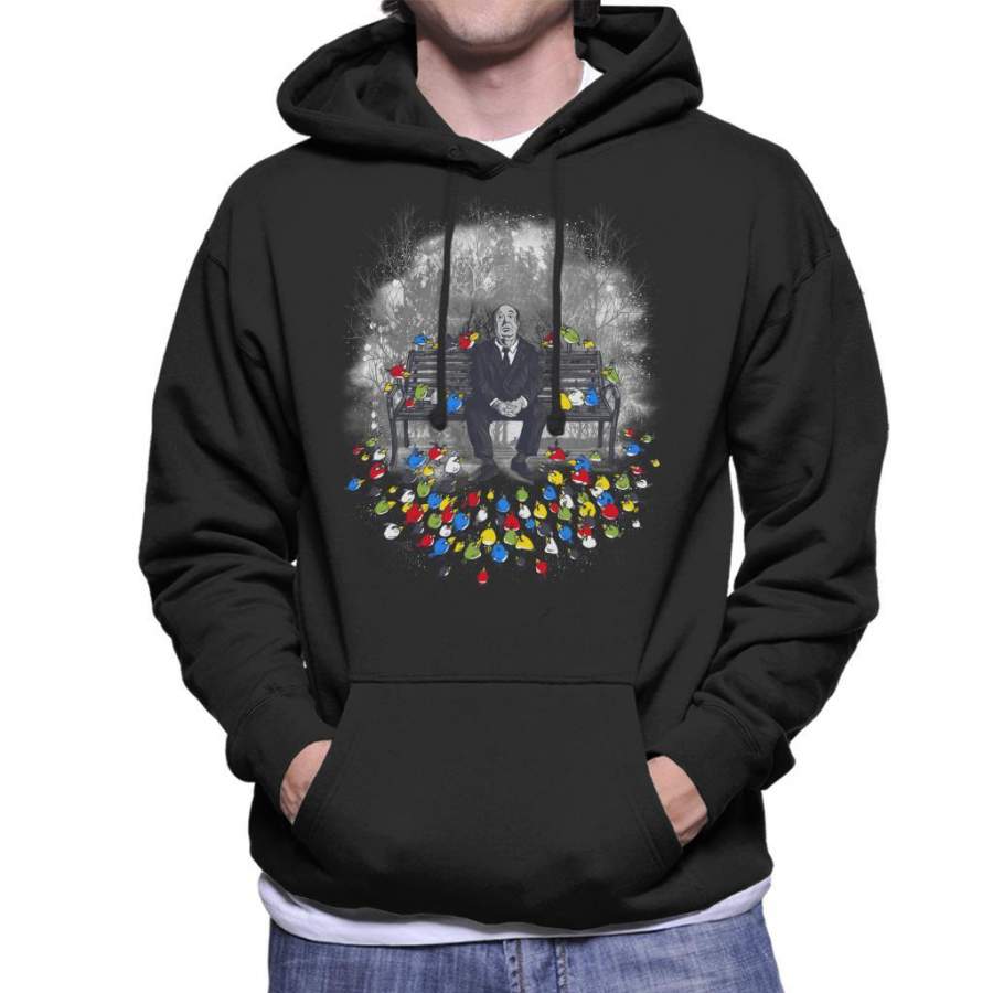 Alfred Hitchcock Angry Birds Mix Men’s Hooded Sweatshirt