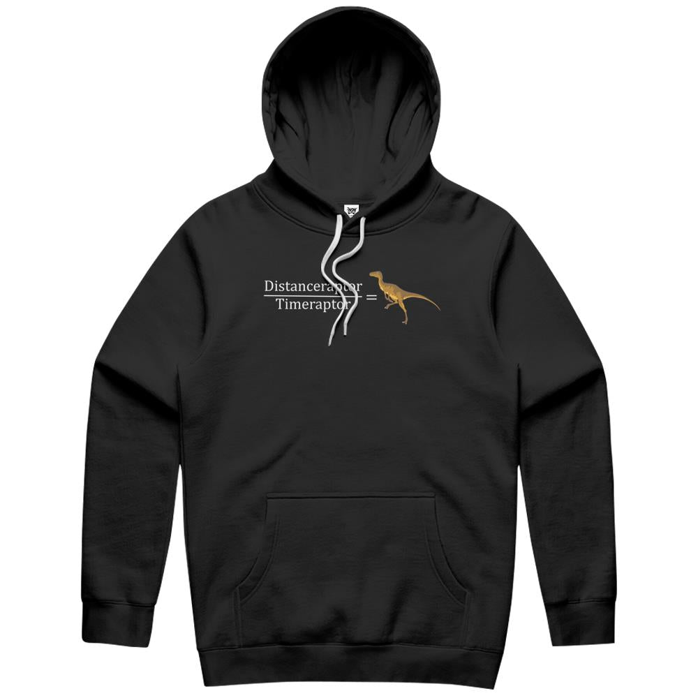 Velociraptor Math – Funny Dinosaur Velocity Formula Hoodie