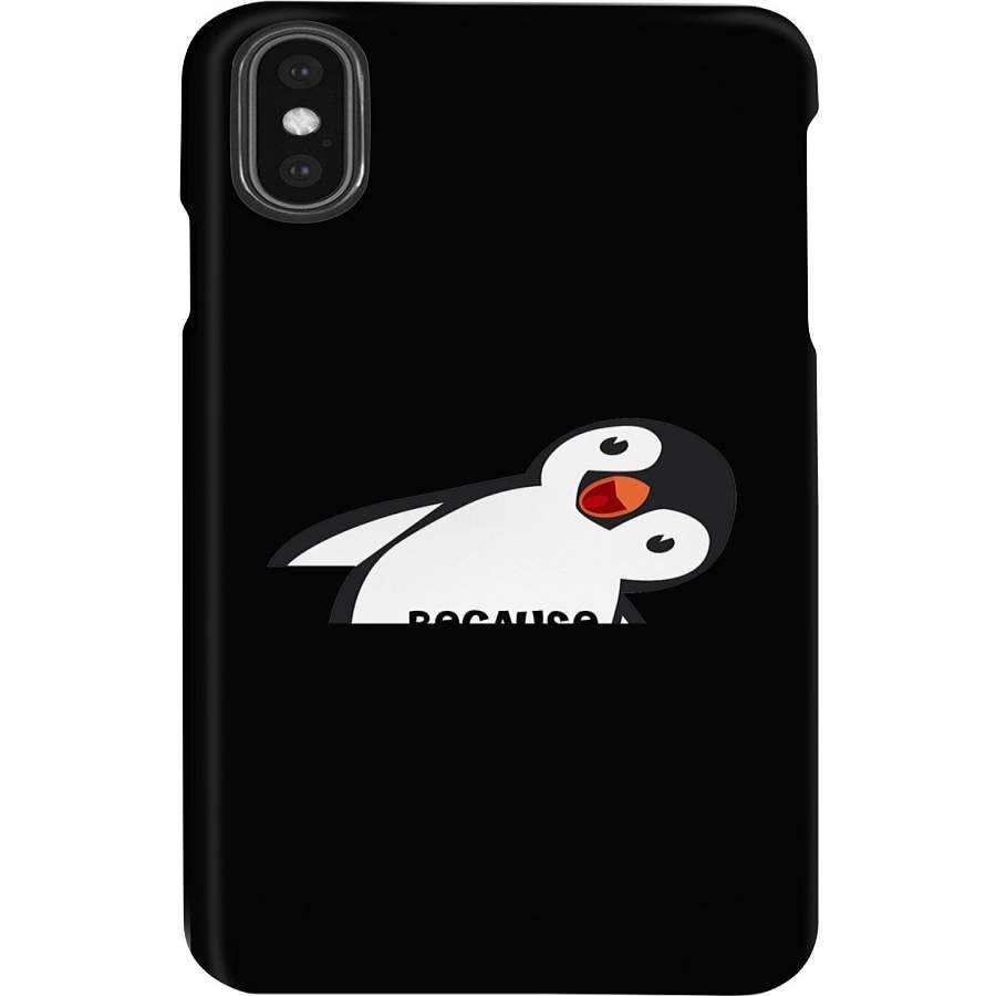 Don’t Flatter Your Self I Only Look Up To You Because I’m Short Cute Penguin Art Phone case