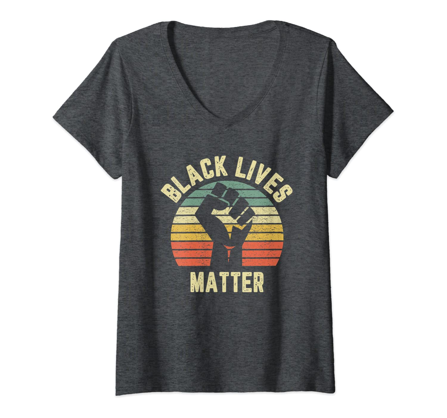 Womens Black Lives Matter Shirt Cool Retro Design For Blm V-Neck T-Shirt,Hoodie