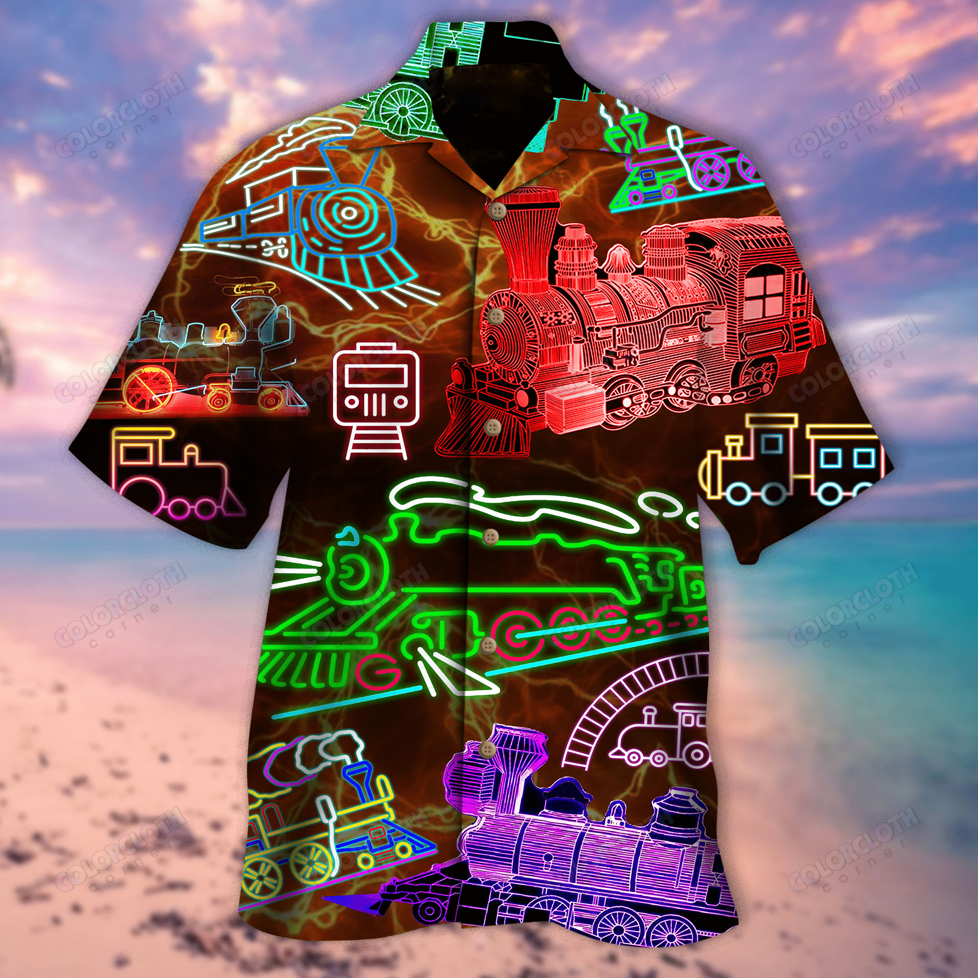 Life Is Better On A Train Hawaiian Shirt Ha7091