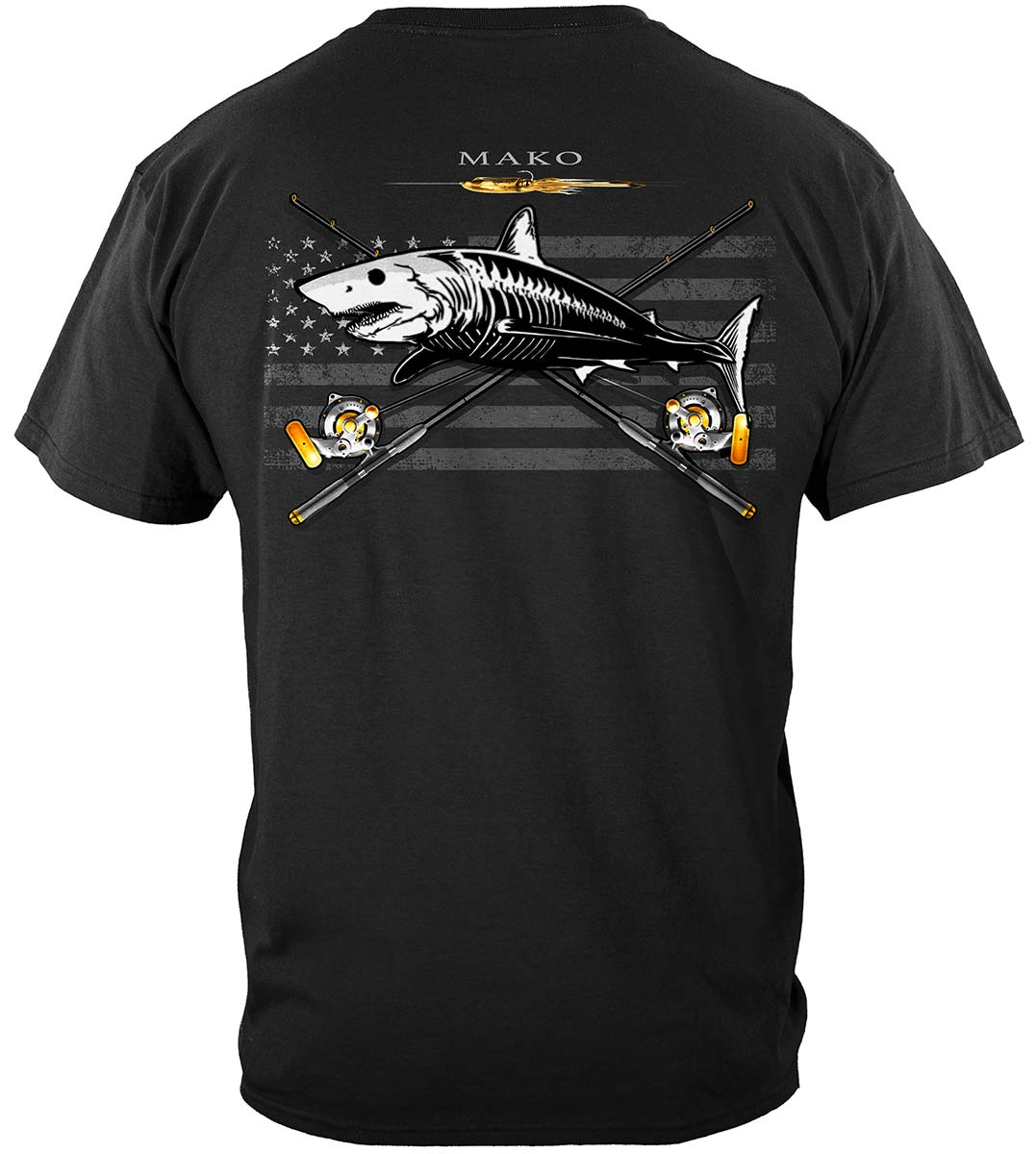 Black Flag Patriotic Shark Premium T-Shirt