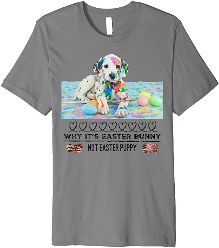 Why It’s Easter Bunny Not Easter Puppy Adorable & Cute Funny Premium T-Shirt