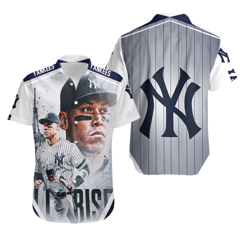 99 New York Yankees Aaron Judge All Rise Hawaiian Shirt