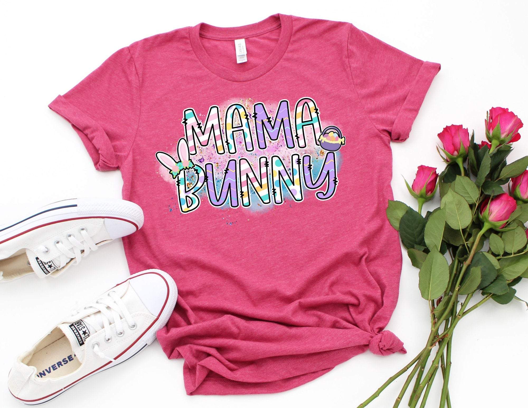 Mama Bunny Shirt – Easter Mom Shirt – Gift For Wife – Mama Shirt – Mama Bunny Easter Shirt – Gifts For Women – Mother’S Day Gift T-Shirt Hoodie All Color Size S-5Xl