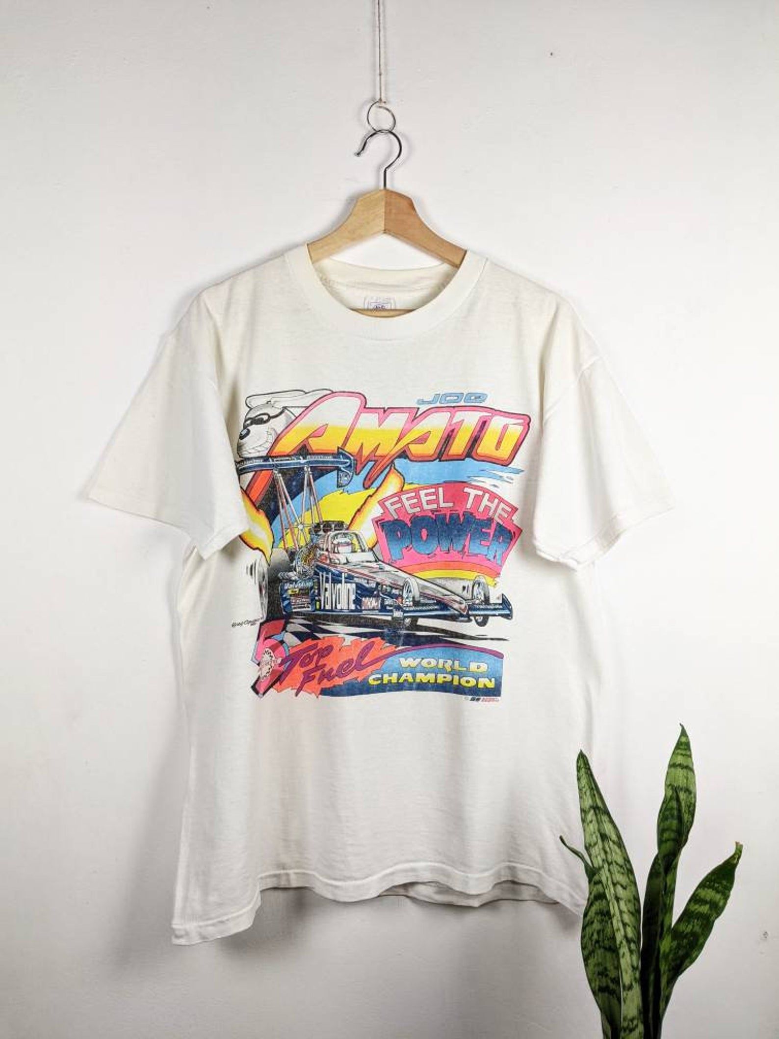 Vintage Joe Amato Drag Racing T-Shirt Usa World Champions 90S Fuel ...