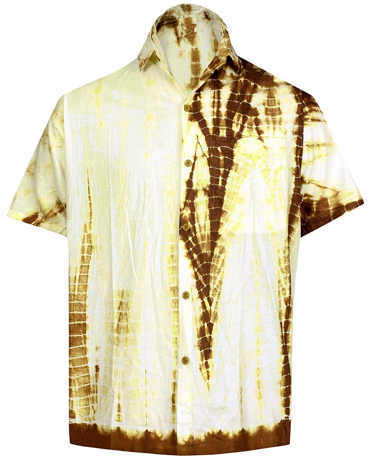 Palm Yellow Unique Design Hawaii Shirt Ha30450