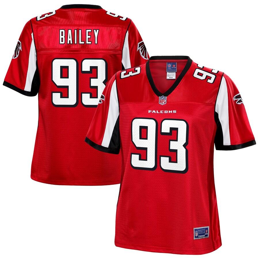 Allen Bailey Atlanta Falcons NFL Pro Line Womens Player Jersey – Red