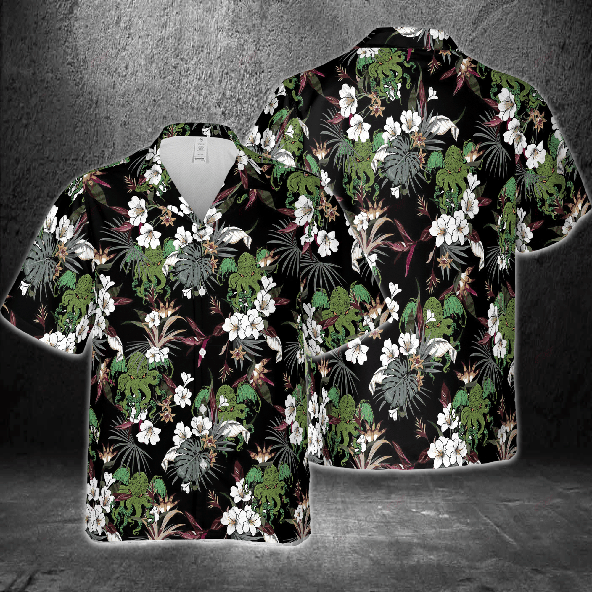 Cthulhu Hawaiian 3D Shirt 3Hs-B5U3