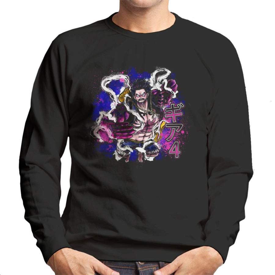 Gear 4 Luffy One Piece Men’s Sweatshirt
