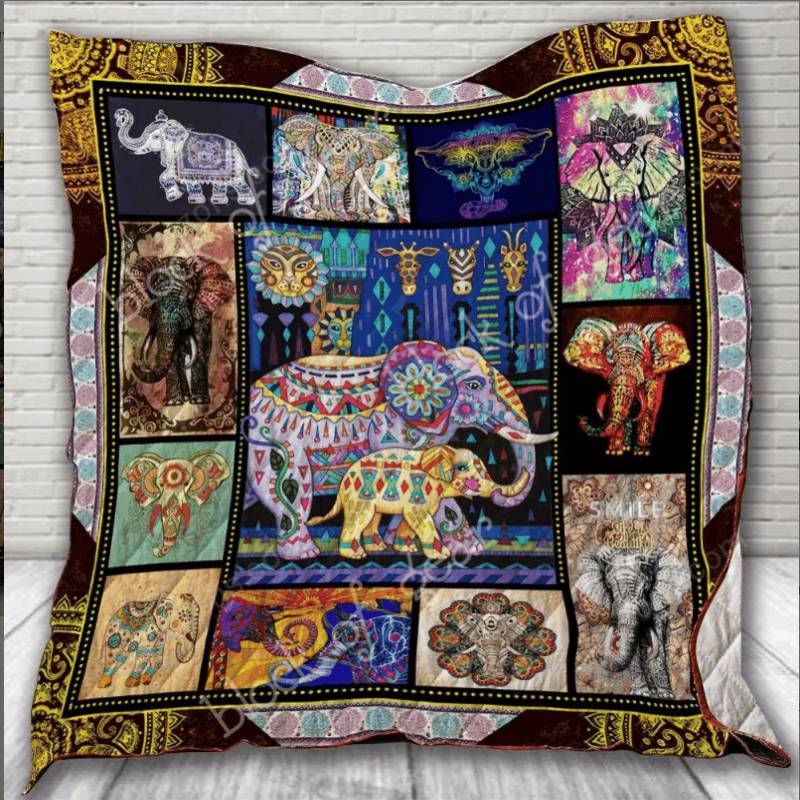 LL Bohemian Elephant Quilt