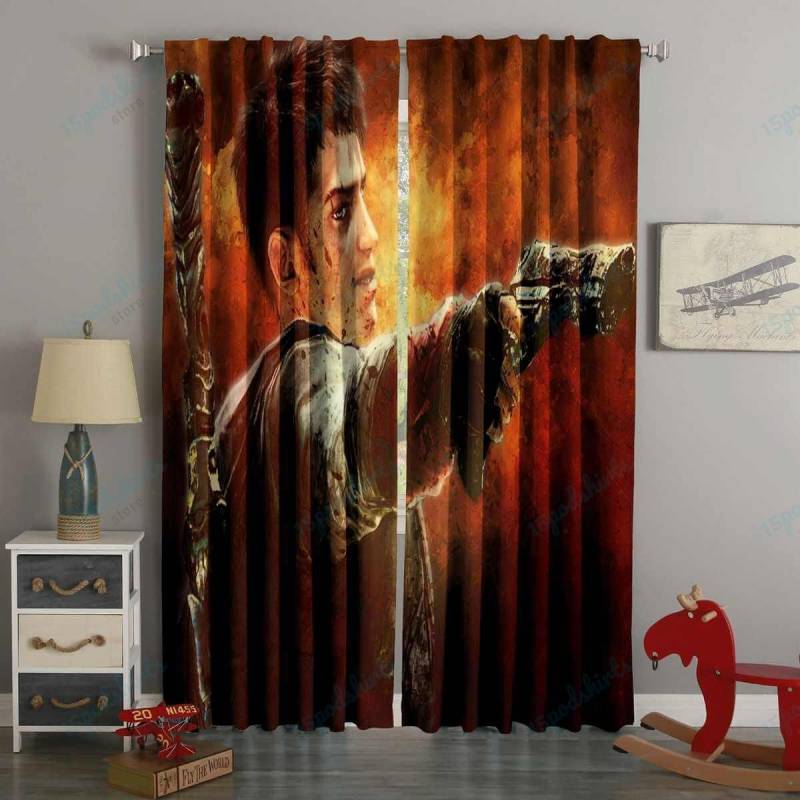 3D Printed Devil May Cry Style Custom Living Room Curtains