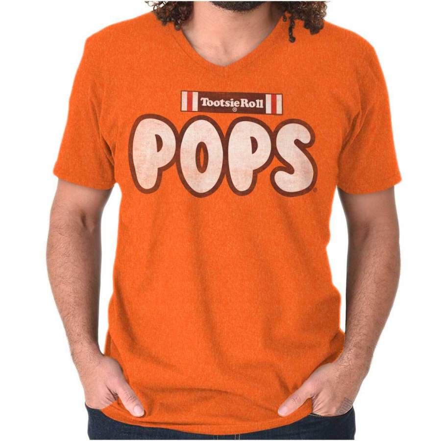 Vintage Tootsie Pops V-Neck T Shirt