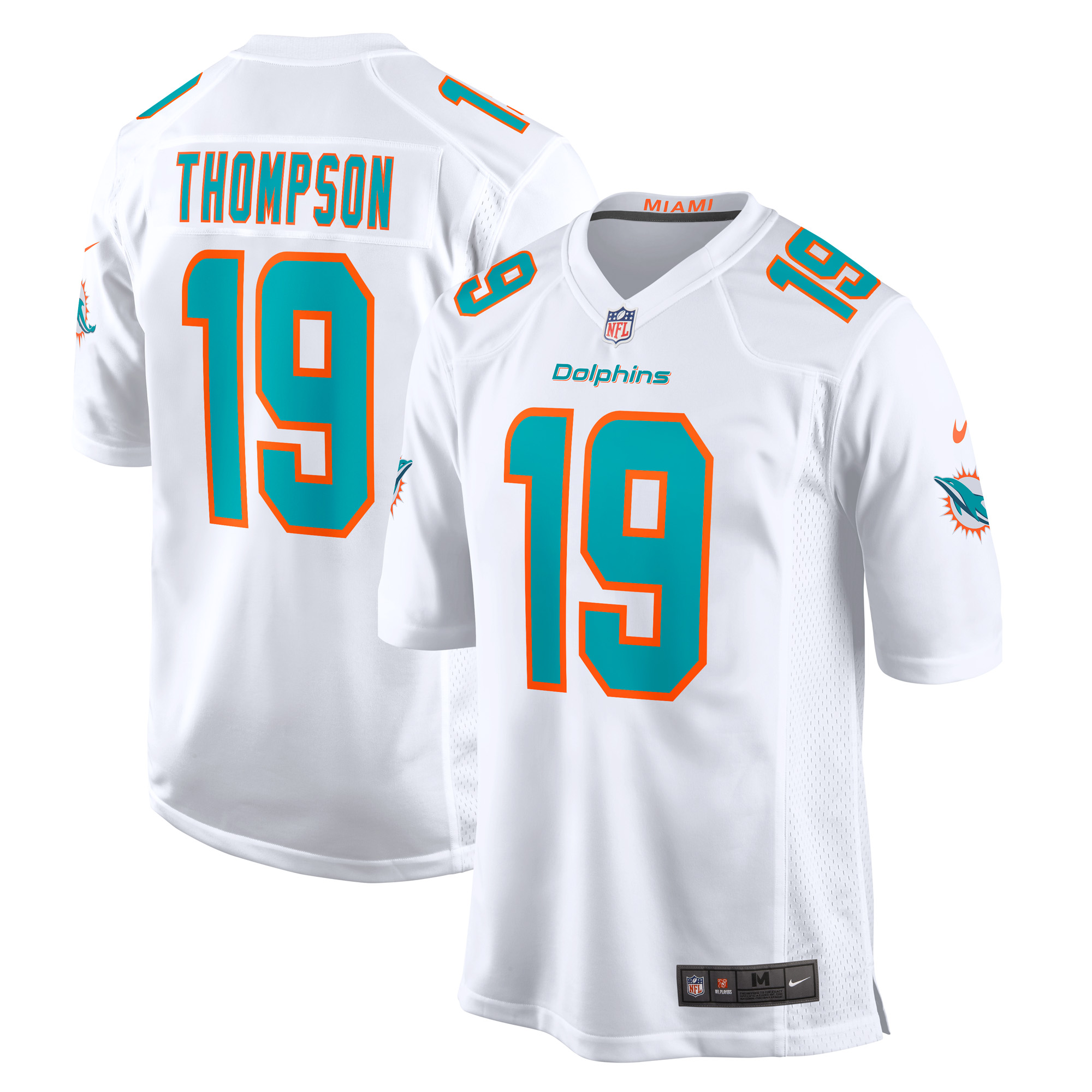 Skylar Thompson Miami Dolphins Game Player Jersey – White