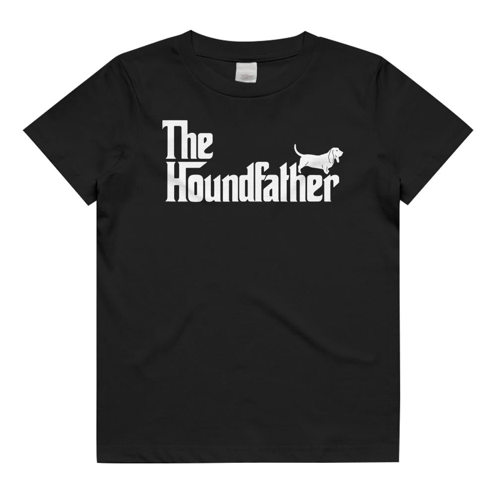 Mens Funny Basset Hound Father Dog The Houndfather Father’S Day Gift Kids T-Shirt