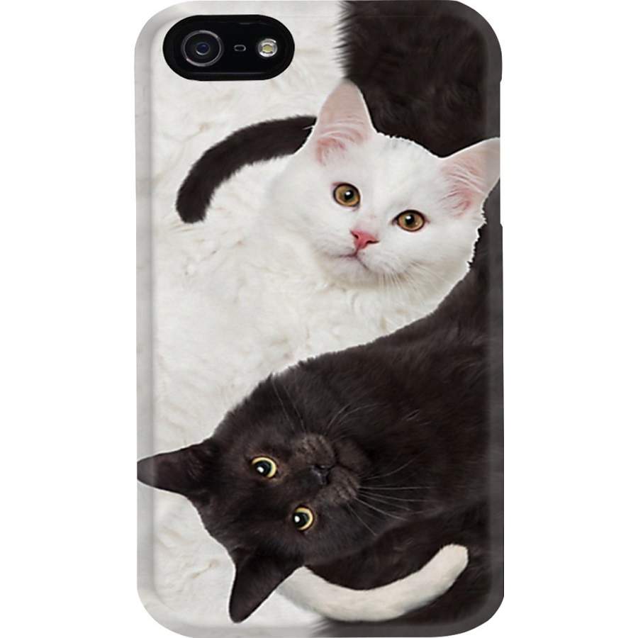 Black And White Couple Of Cats For Cat Lovers Phone case
