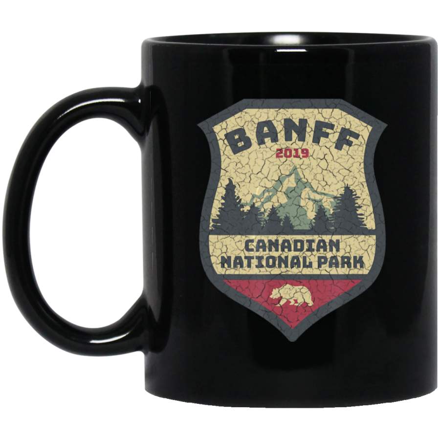 Vintage Retro Canadian Banff National Park s Souvenirs Coffee Mug