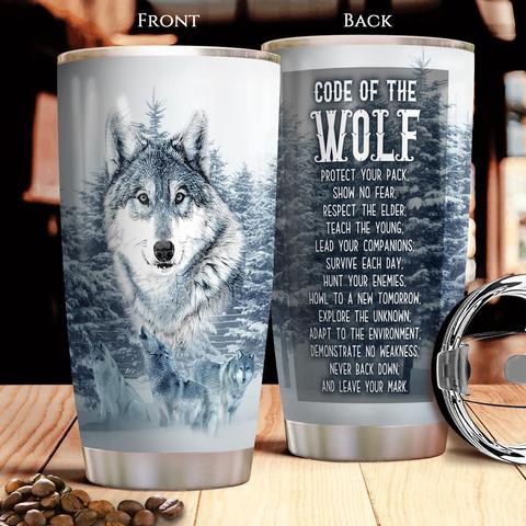 Wolf Code Kd4 Stainless Steel Tumbler, Personalized Tumblers, Tumbler Cups, Custom Tumblers