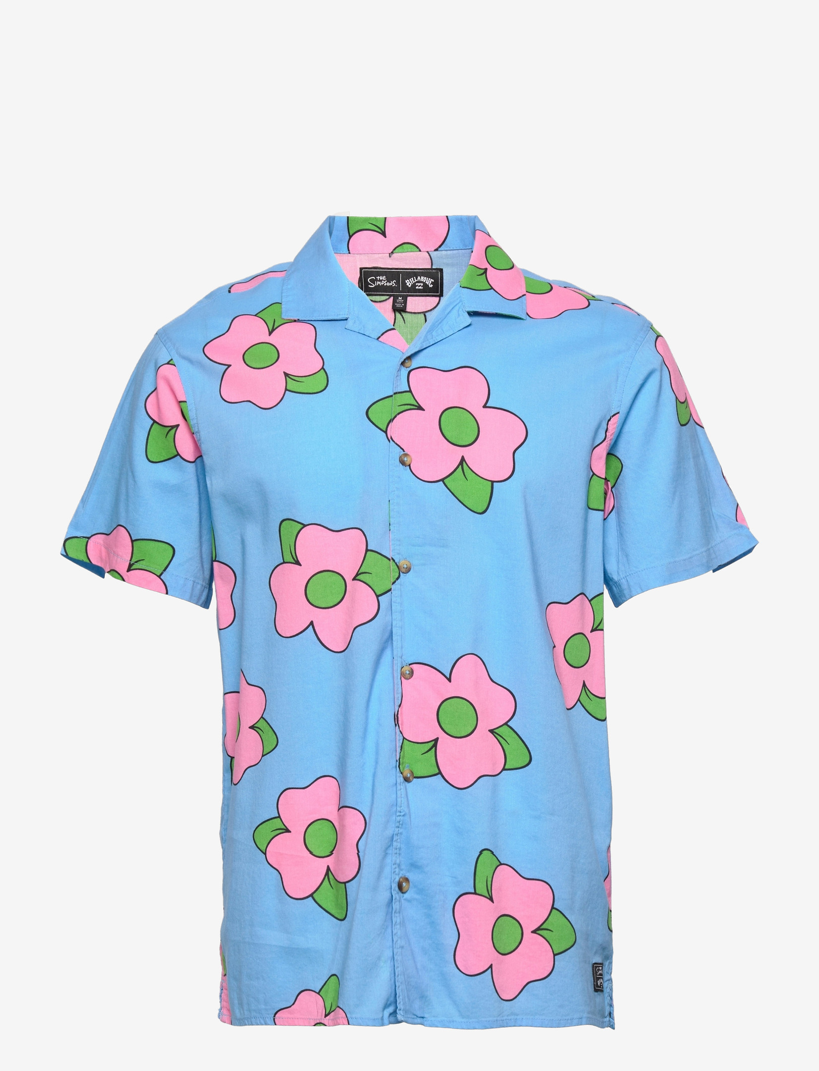 Hawaiian Aloha Shirts Homer Simps*Ns Flowers