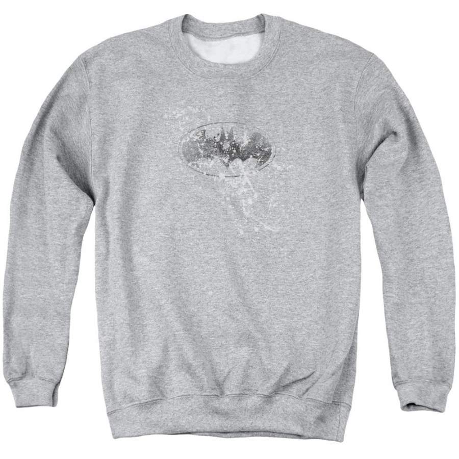 Batman – Burned &Amp; Splattered Adult Crewneck Sweatshirt