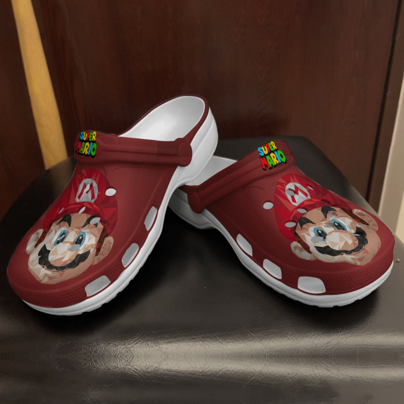 Super Mario Bro Crocs Crocband Clogs, Comfy Footwear