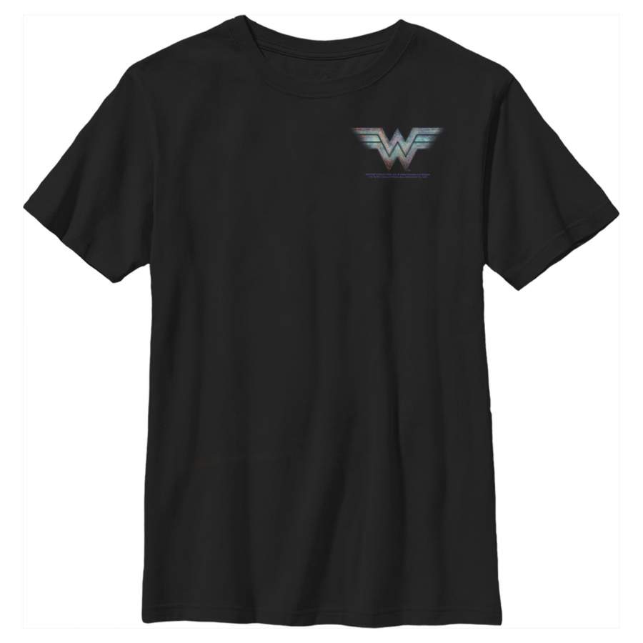 Wonder Woman 1984 Boy’s Chest Logo  T-Shirt