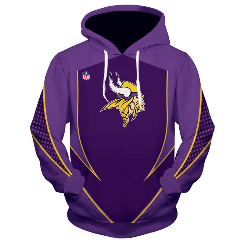 Minnesota Vikings Sweatshirt Men’s 3D Digital Printing Hoodie