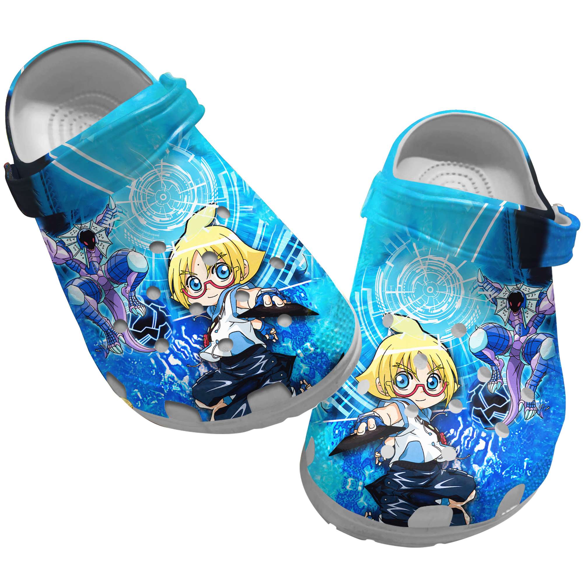 Bakugan Battle Brawlers Clogs, Bakugan Clogs, Anime Clogs, Anime Sandals, Bakugan Clog Shoes Unisex