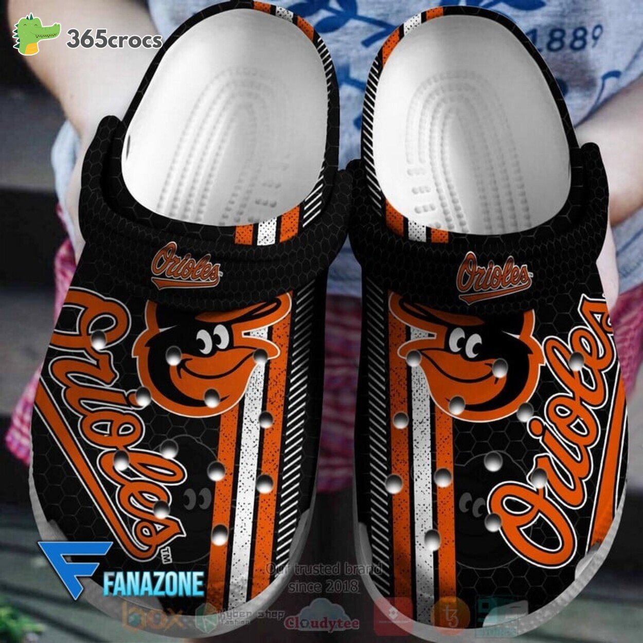 Baltimore Orioles MLB Sport Comfortable Footwear Crocss Clogs Series