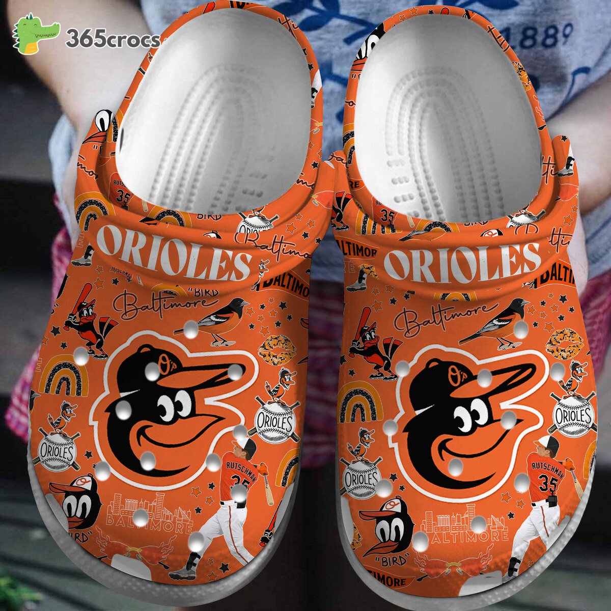 Baltimore Orioles MLB Sport Premium Comfortable Clogs Crocss Shoes Edition