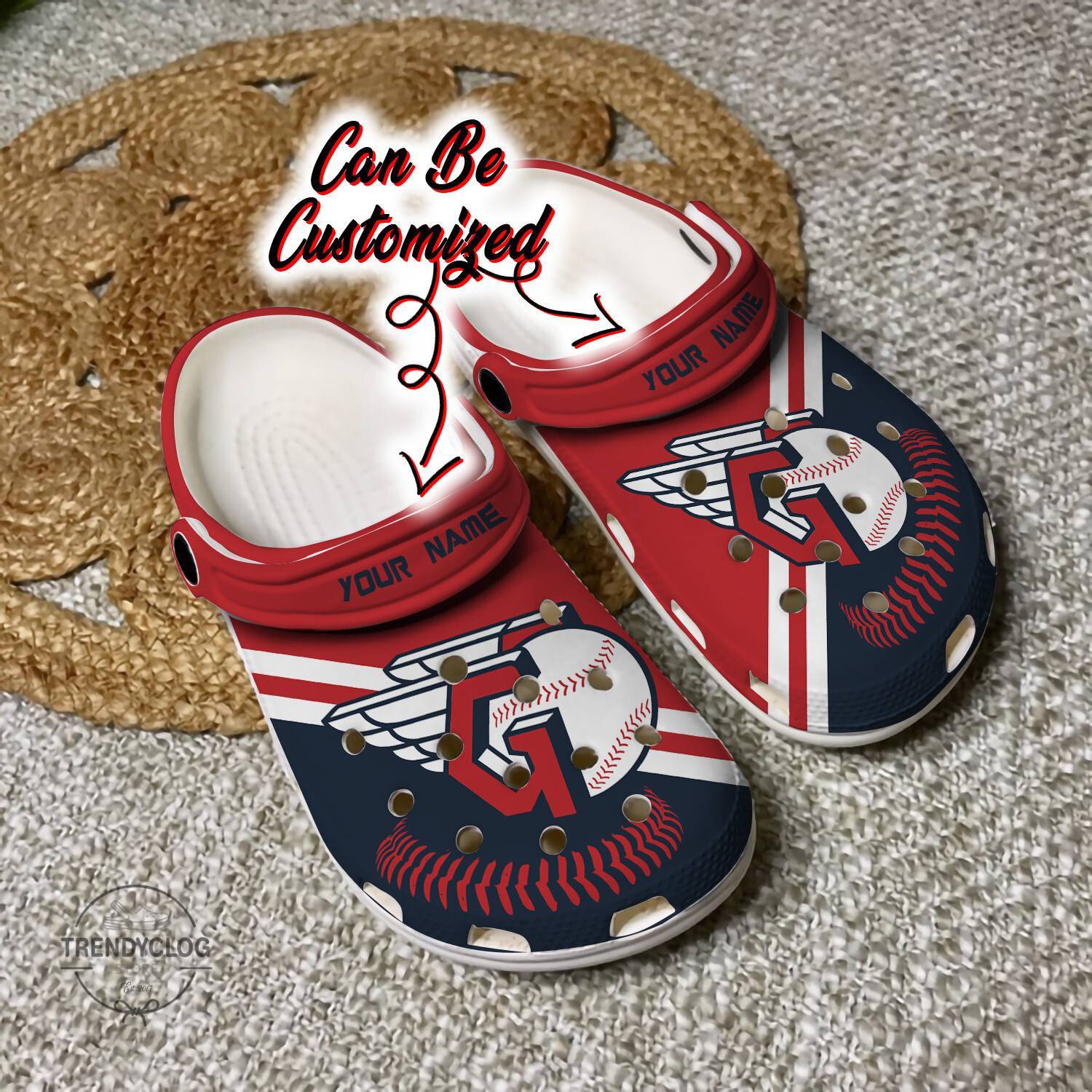 Baseball CGuardians Personalized Baseball Logo Team Clog Crocss Shoes