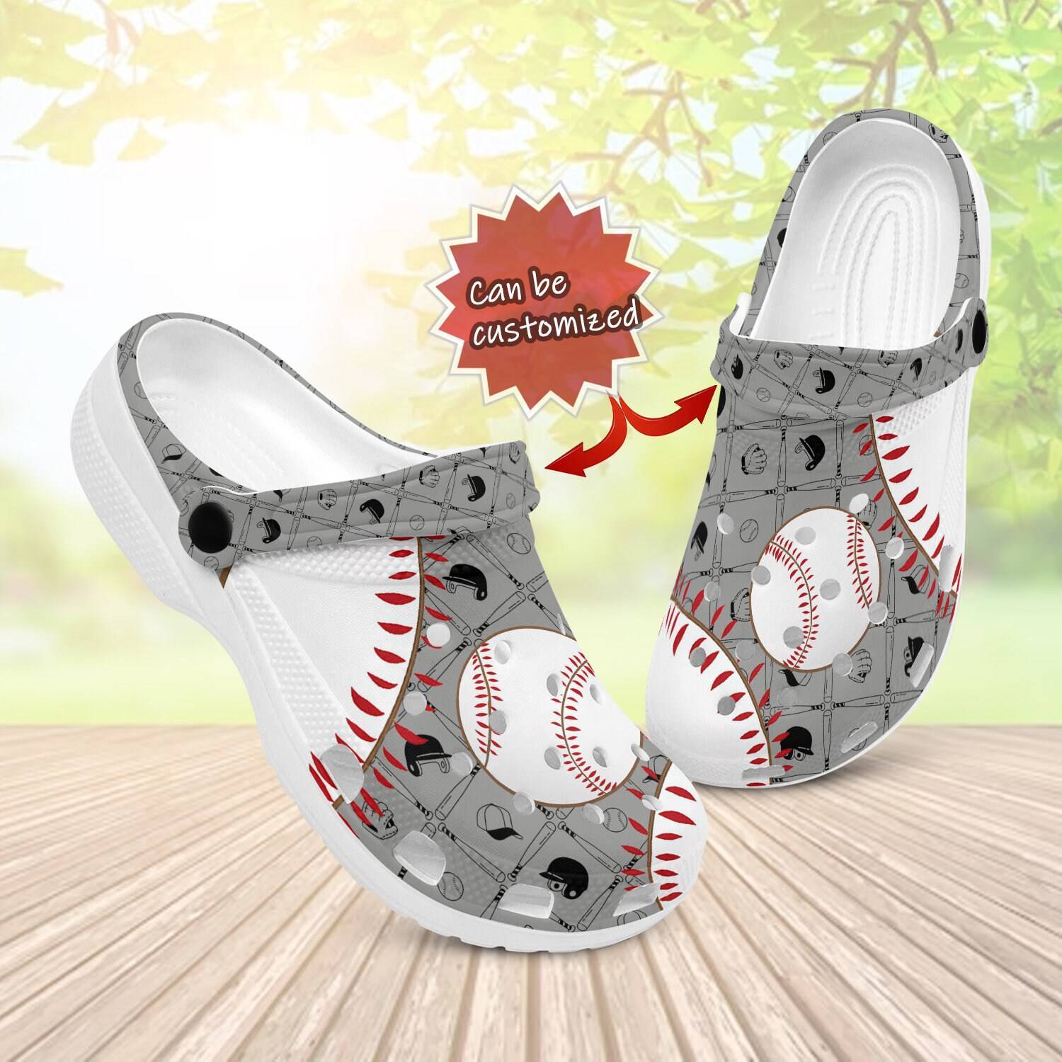 Baseball Cool Crocss Shoe Clogs A Sporty Beach Gift For Boys