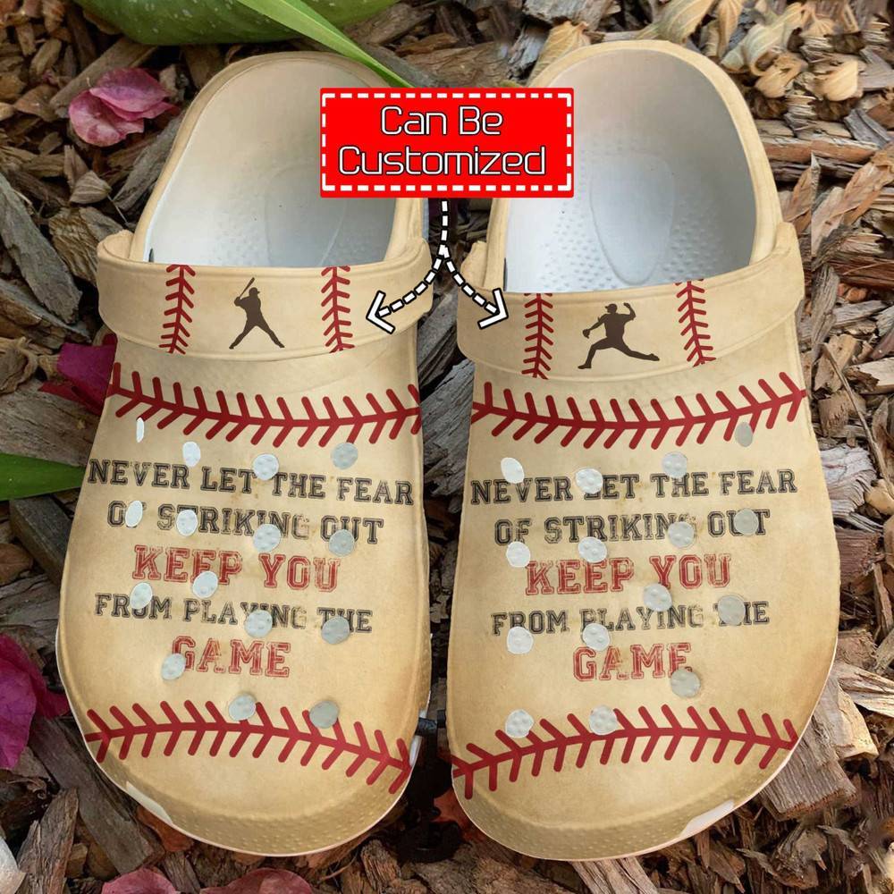 Baseball Crocss – Baseball Striking Out Clog Shoes For Men And Women